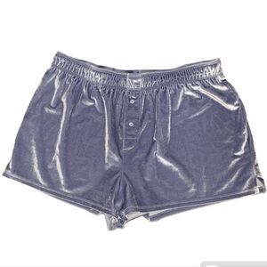 Victoria's Secret PINK Velour Velvet Sleepwear Shorts Pull On Women's Size M